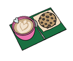 Coffee Cafe Sticker by Lara Paulussen