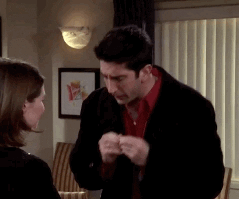Propose Season 4 GIF by Friends - Find & Share on GIPHY