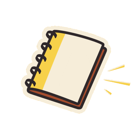 Magic Notebook Sticker