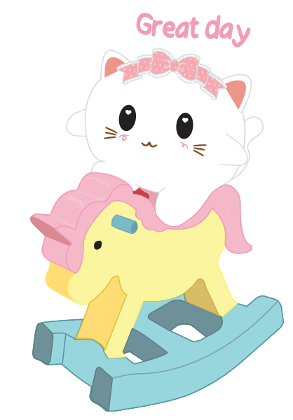 Cat Jugar Sticker by Genki