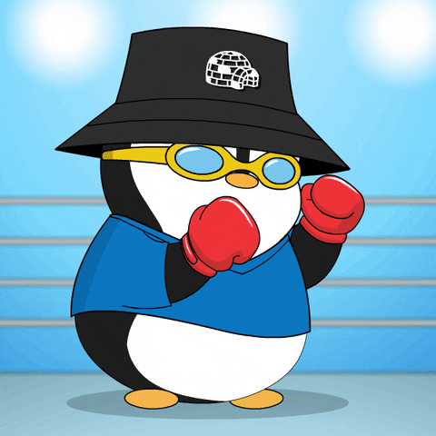 Fight Warming Up GIF by Pudgy Penguins