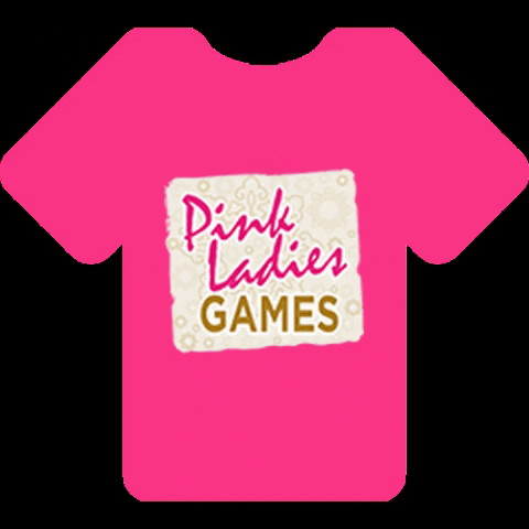 pinkladiesgames pink woman shirt tshirt GIF