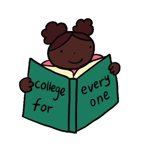 Higher Education School Sticker by Mia Page