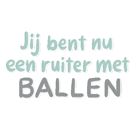 Paardenmiep Sticker