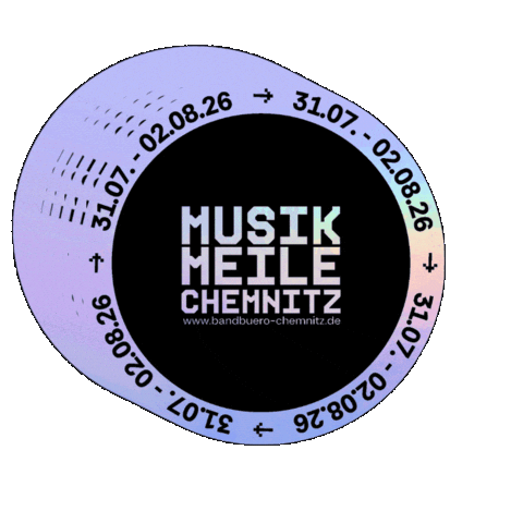 Musikmeile Sticker by Bandbuüro Chemnitz