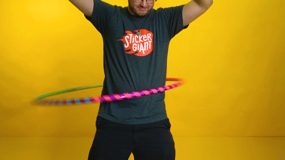 Hula Hoop Gif By Sticker - Find & Share on GIPHY