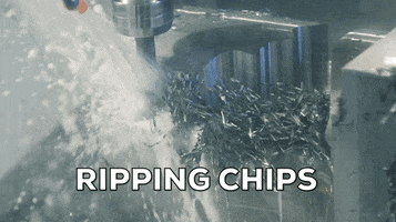Chips Cnc Machining GIF by TITANS of CNC