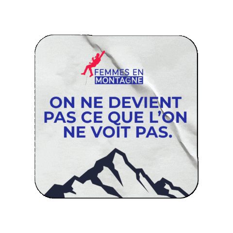 FEMMES EN MONTAGNE Sticker