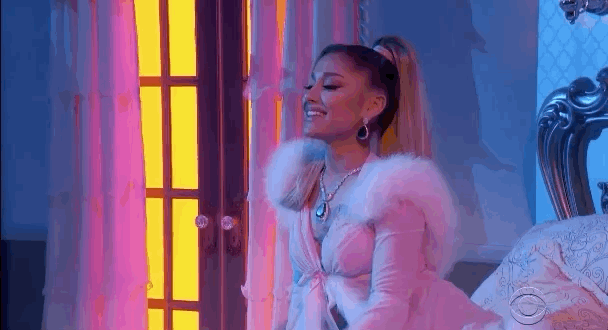 Ariana Grande Blow Kiss GIF by Recording Academy / GRAMMYs - Find & Share  on GIPHY