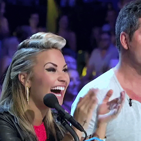 demi lovato yes GIF by X Factor Global