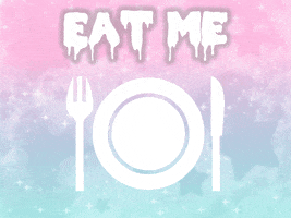 eat me eating GIF