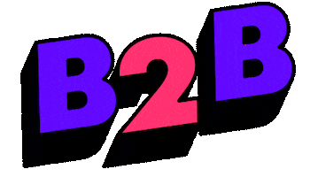 B2B Sticker by Le Bonbon