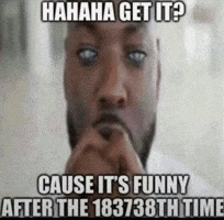 Not Funny Stare GIF