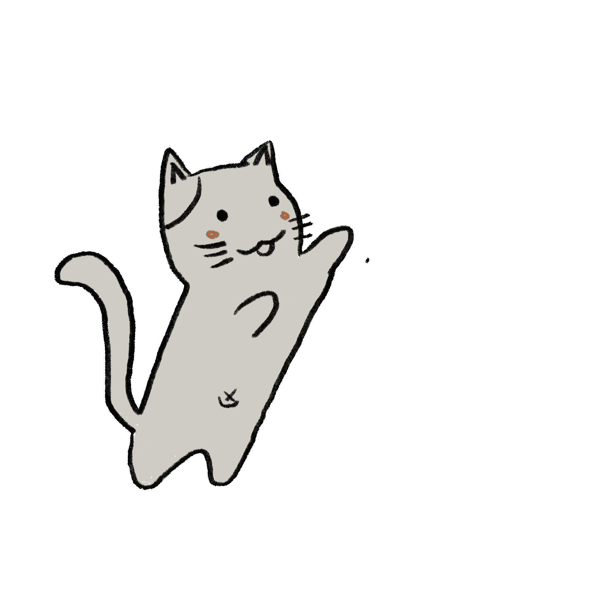 Cat Jump Sticker for iOS & Android GIPHY