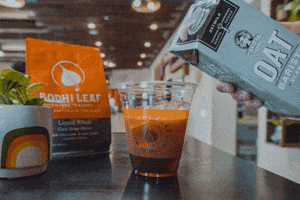 Oat Milk Latte GIF by Bodhi Leaf Coffee Traders