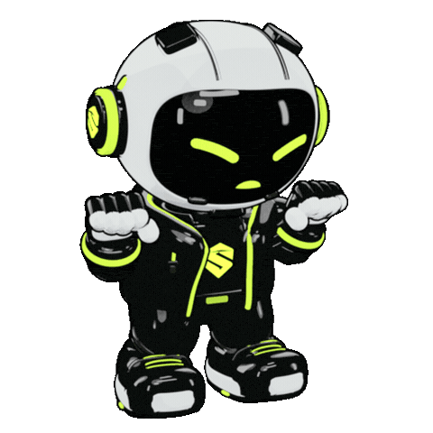 Angry Robot Sticker by ShanGyi VPN