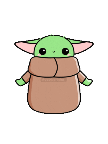 Star Wars Baby Yoda Sticker By Capivarinha For Ios Android Giphy