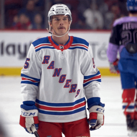 National Hockey League Smile GIF by New York Rangers