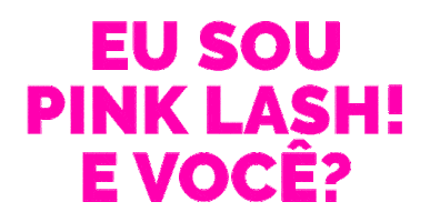 Pink Lash Sticker