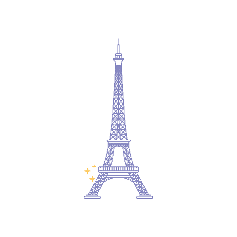 Paris Eiffel Sticker by Il Bambino