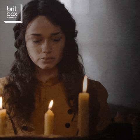 Candle Love GIF by BritBoxUK