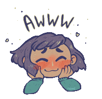 Aww Sticker
