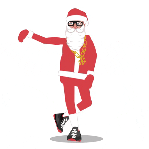 Giphy - Merry Christmas Dancing GIF by SportsManias