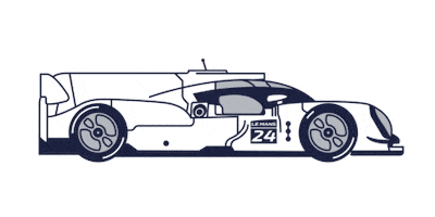 24 Hours Of Le Mans Race Sticker by 24heuresdumans
