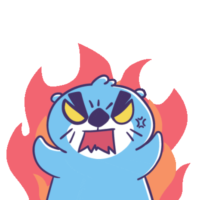 Fire Smile Sticker by OtterSmile