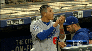 Los Angeles Dodgers Clap GIF by MLB