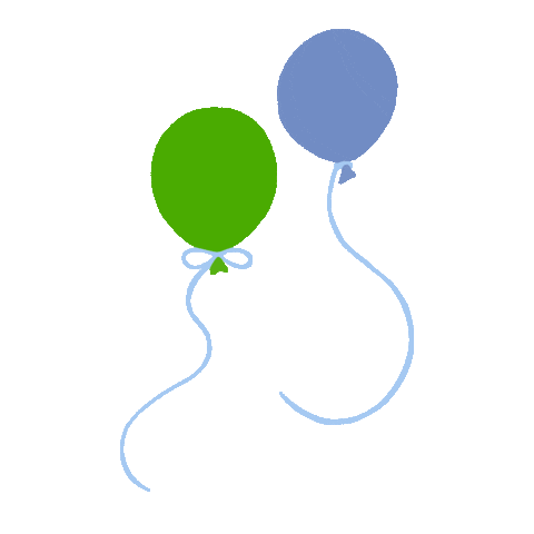 Celebrating Happy Birthday Sticker by The Beaufort Bonnet Company