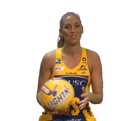 Netball Sclightning Sticker by Sunshine Coast Lightning