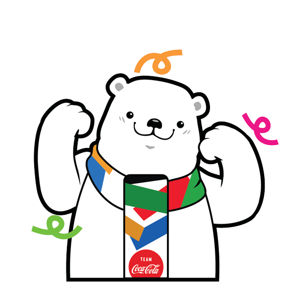 Party Georgia Sticker by TEAM Coca-Cola