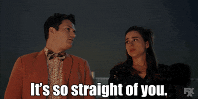 aya cash gay GIF by You're The Worst 