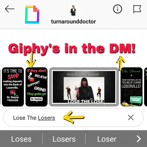 lose turn around GIF by Dr. Donna Thomas Rodgers