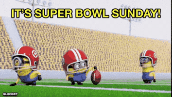 Super Bowl Minions GIF
