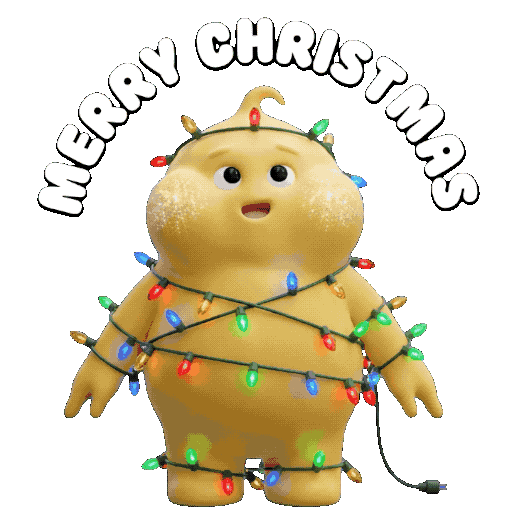 Merry Christmas Sticker by Butter baby