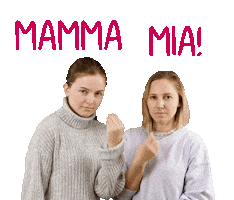 Oh My God Mamma Sticker by LUX FUX Media GmbH