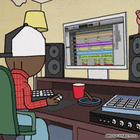 getting high music producer GIF by Rough Sketchz