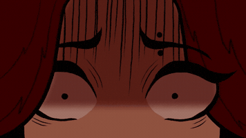 Scared Blink GIF