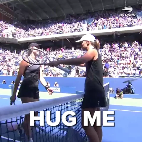 Hug Me Us Open Tennis GIF