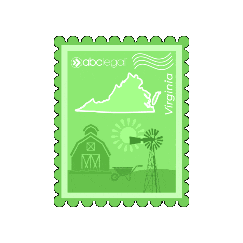 Virginia Sticker by ABCLegal