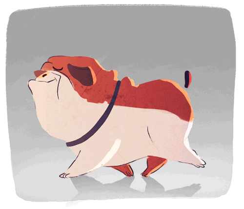 dog 2d animation GIF