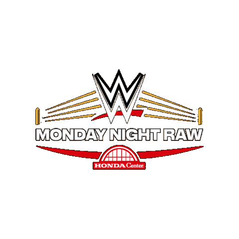 Monday Night Raw Wwe Sticker by Honda Center