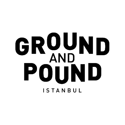 Ground and Pound İstanbul Sticker