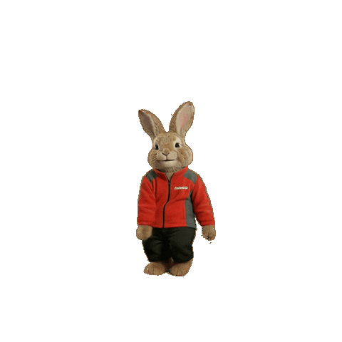 Easter Bunny Dance Sticker by Denner