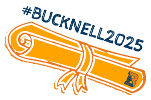 Celebration Congratulations Sticker by Bucknell University