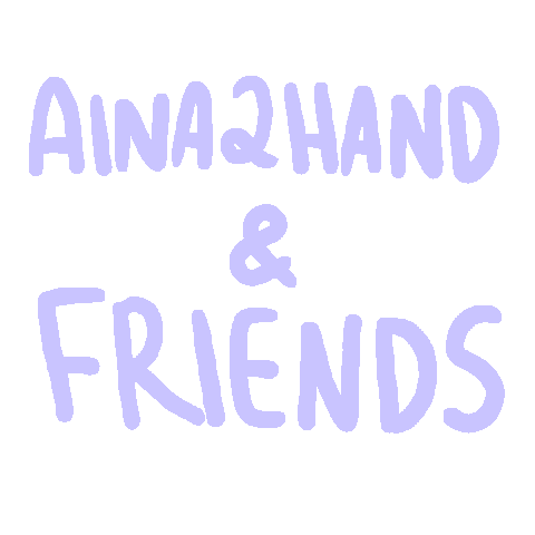 Friends Sticker by aina2hand