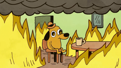 this is fine GIFs - Primo GIF - Latest Animated GIFs