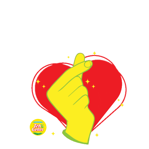 Love Thank You Sticker by Teh Gelas